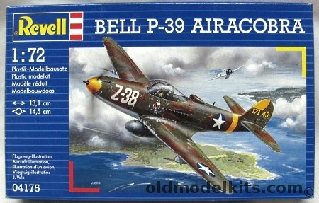 Revell 1/72 Bell P-39 Airacobra - USAAF or USSR, 04175 plastic model kit